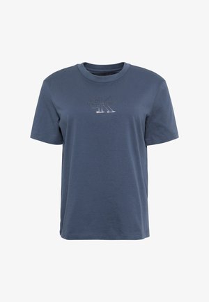Calvin Klein Jeans, SS CLASSIC FOIL MONOLOGO TEE - T-shirt imprimé - turbulence