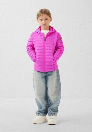 LÉGÈRE À CAPUCHE ÉLECTRIQUE CARLA - Piumino - rose