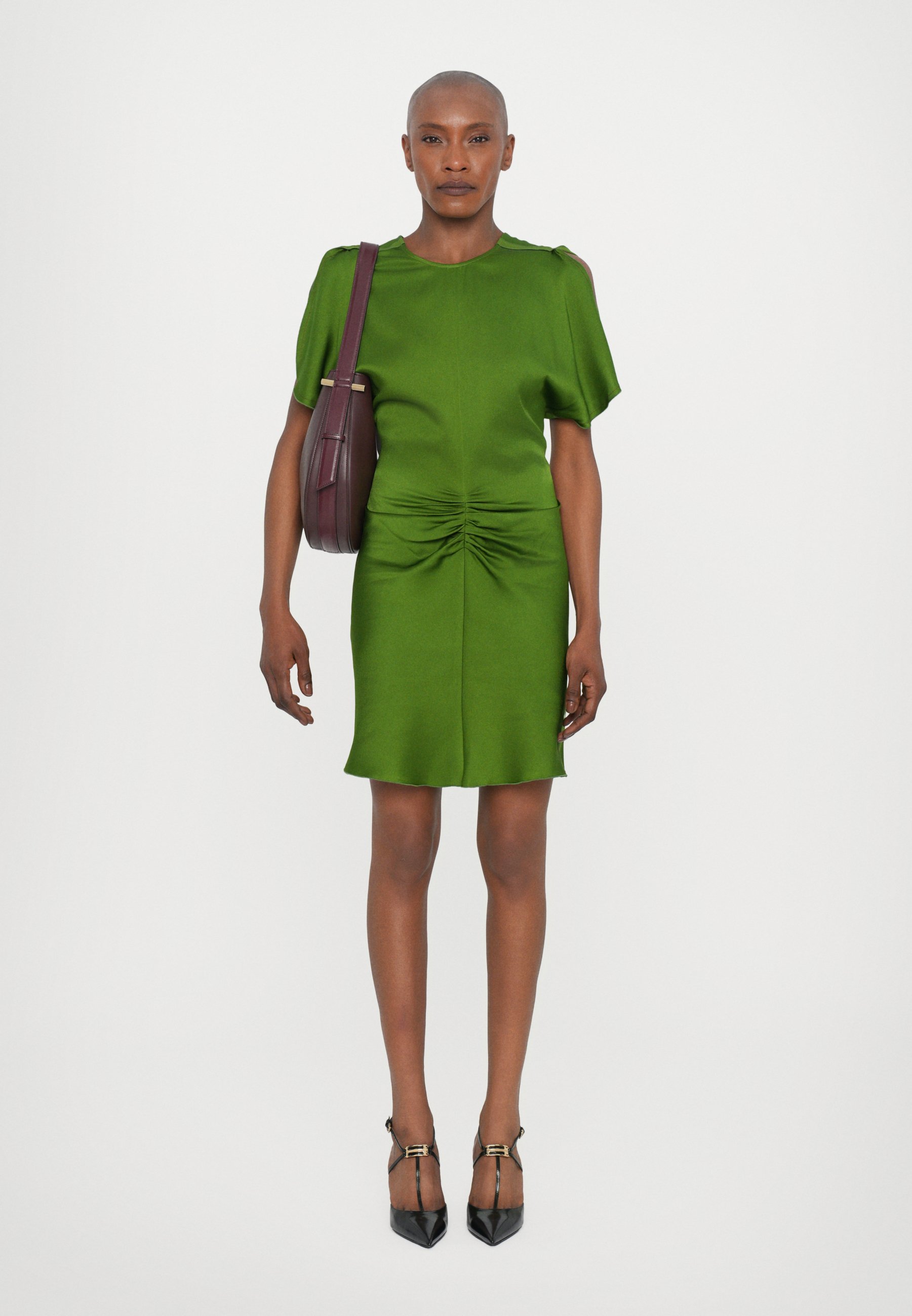 Victoria Beckham GATHERED WAIST MINI DRESS - Cocktail dress
