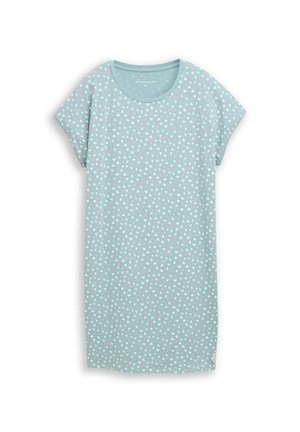 TOM TAILOR, TOM TAILOR BODYWEAR NACHTHEMD MIT HERZ-MUSTER - Nachthemd - blue-medium-allover