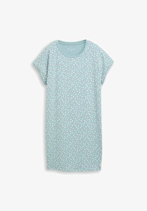 TOM TAILOR, TOM TAILOR BODYWEAR NACHTHEMD MIT HERZ-MUSTER - Nachthemd - blue-medium-allover