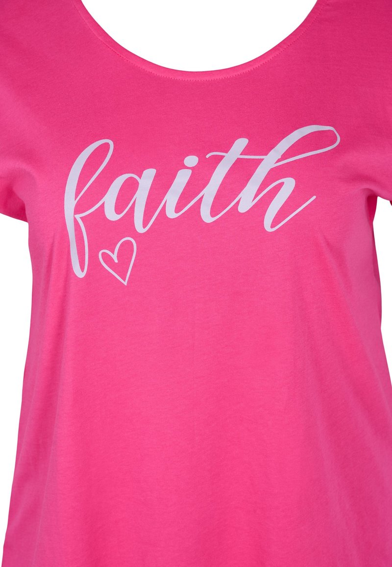 Damen T-Shirts | Zizzi LOCKERES KURZÄRMELIGES T-Shirt print beetroot pur faith/pink - EH34611 Damen T-Shirts | Zizzi LOCKERES KURZÄRMELIGES T-Shirt print beetroot pur faith/pink - EH34611