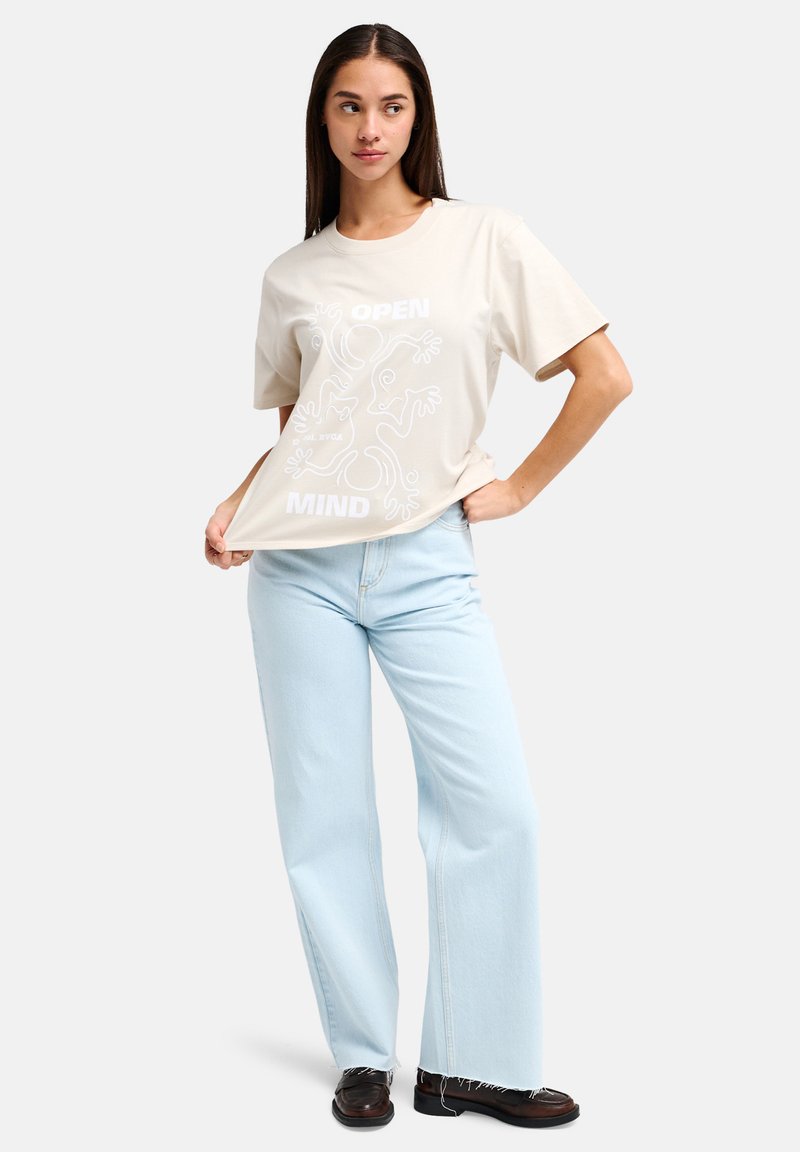 RVCA T-shirt print crème