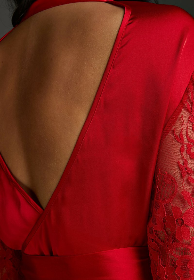 Damen Nachthemden | Hunkemöller JENNIFER Bademantel red/rot - AH81121 Damen Nachthemden | Hunkemöller JENNIFER Bademantel red/rot - AH81121