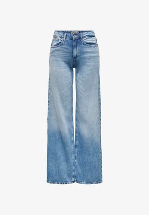 ONLY, Wide-fit ONLHOPE Low waist Wide Leg Fit - Jean flare - light medium blue denim