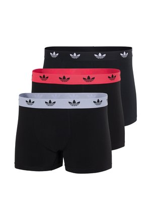 3 PACK - Boxershort - schwarz, multicolor