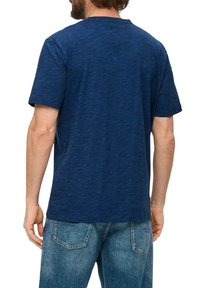 s.Oliver HENLEYAUSSCHNITT - T-shirt basic - navy