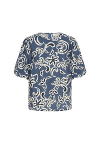 DAHLIA - Blouse - bering sea white paisley