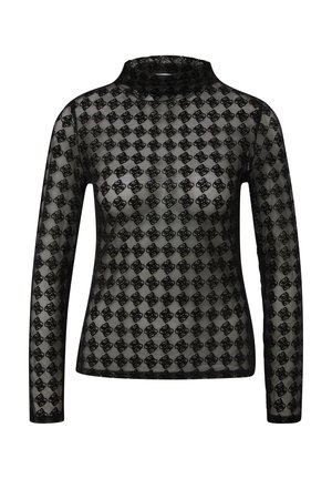 s.Oliver BLACK LABEL, LONGSLEEVE MIT ALLOVER-PRINT - Blouse - schwarz