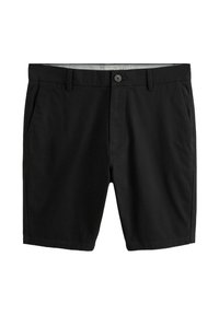 SKINNY FIT STRETCH CHINO - Kratke hlače - black