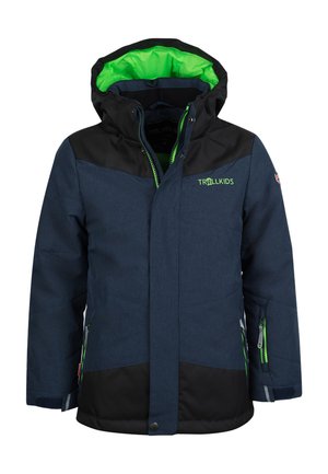 NOREFJELL  - Winter jacket - navy melange/bright green