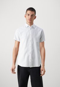Jack & Jones JJESUMMER LINEN MIX SHIRT - Camisa - white