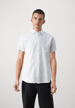 JJESUMMER LINEN MIX SHIRT - Skjorta - white