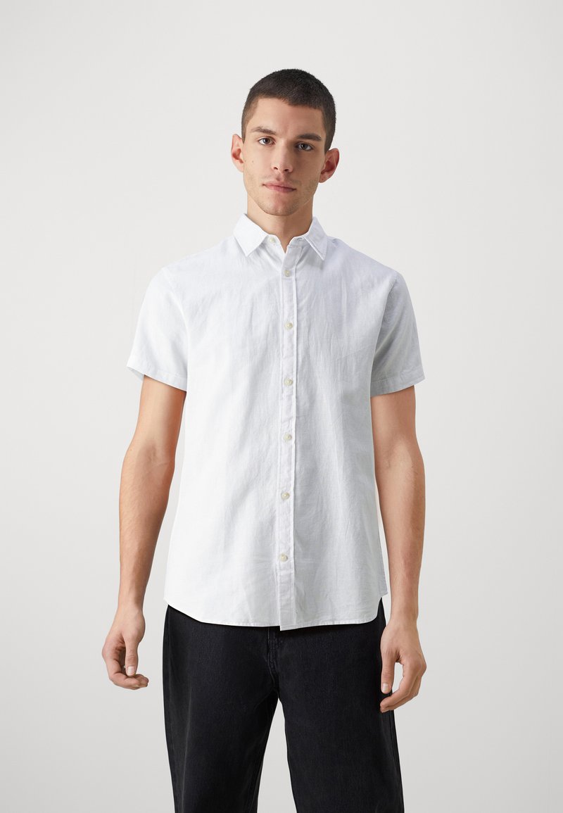 Jack & Jones - JJESUMMER LINEN MIX SHIRT - Skjorta - white, Förstora