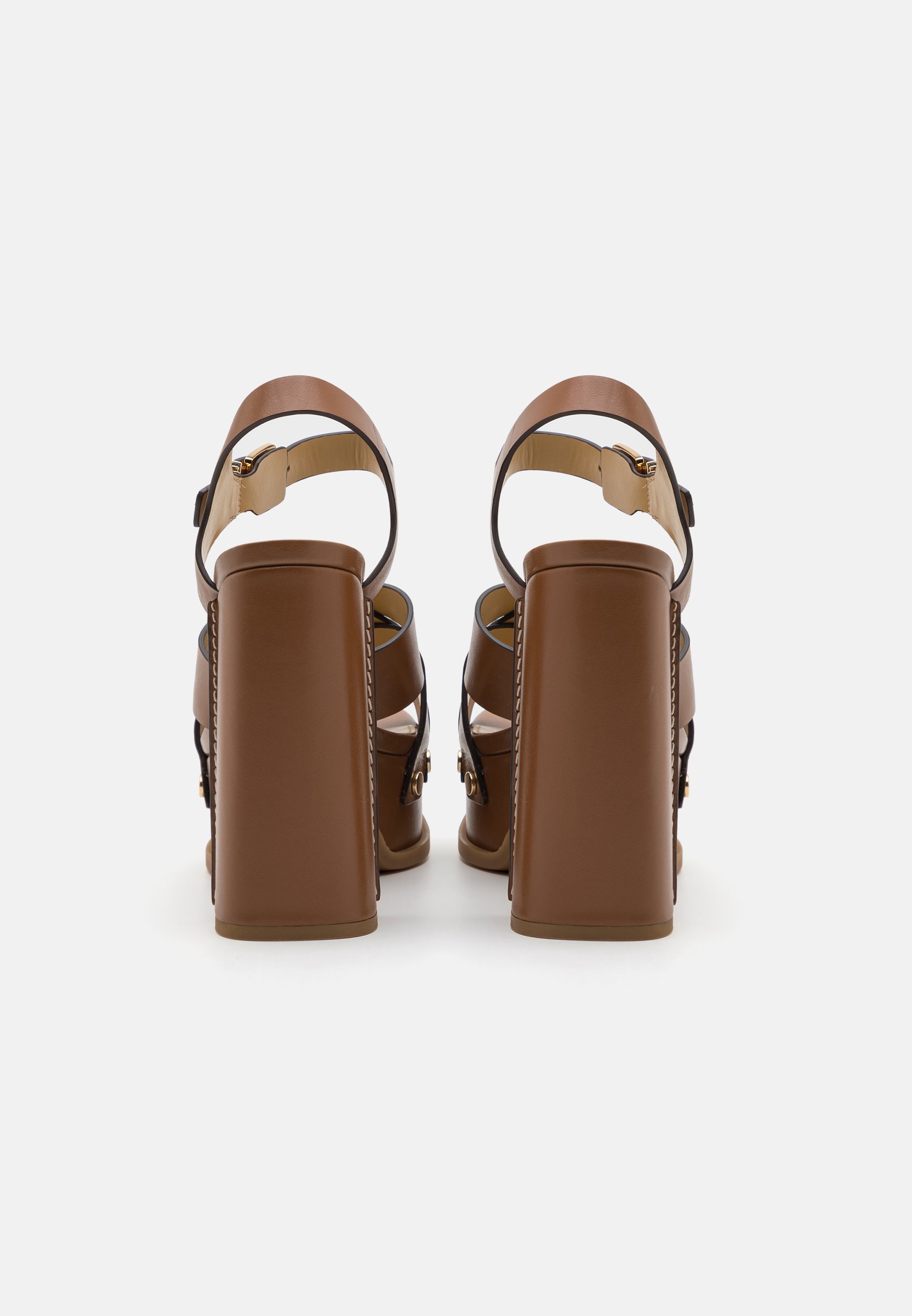 MICHAEL Michael Kors NORA PLATFORM - Platform sandals - luggage/brown -  Zalando.co.uk