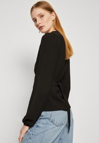 Vero Moda Tall VMALVA WRAP - Blouse - black