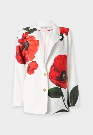 Alice + Olivia ELNA SLIM LONG  - Blazer - white
