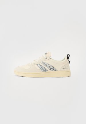 PALLACUP FLAME LEATHER MIX UNISEX - Baskets basses - cream/snow leopard
