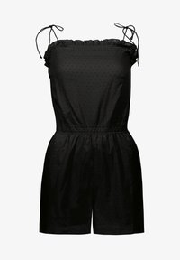 Wybrany, krótki czarny haftowany