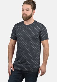 Solid SDAARON - Print T-shirt - insignia blue melange