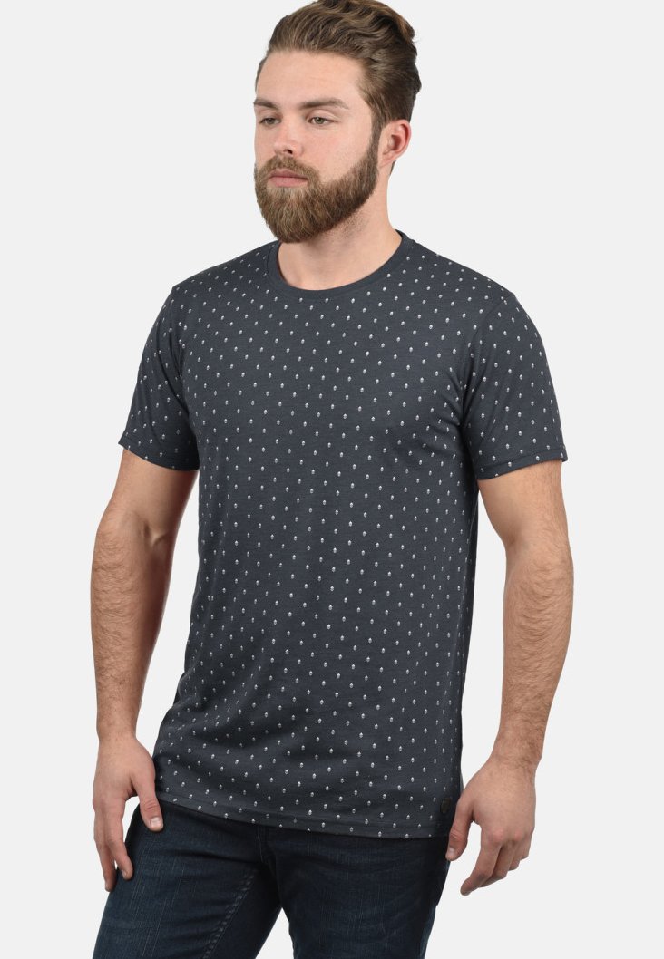 Solid SDAARON - T-Shirt print - insignia blue melange