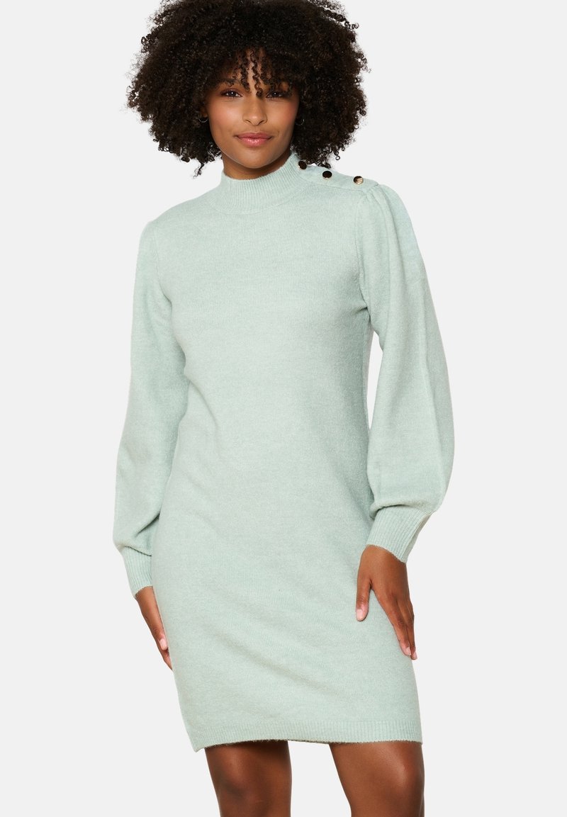 LolaLiza WITH BUTTONS - Abito in maglia - mint green