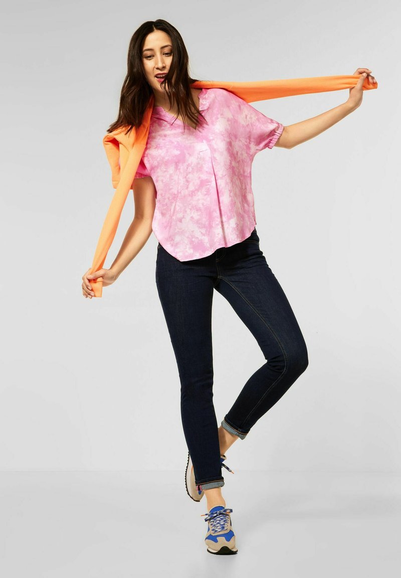 Damen T-Shirts | Street One Bluse rosa - OF27210 Damen T-Shirts | Street One Bluse rosa - OF27210