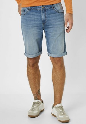 SHERBROOKE 5-POCKET BERMUDAS MIT STRETCH - Jeans Shorts - light blue