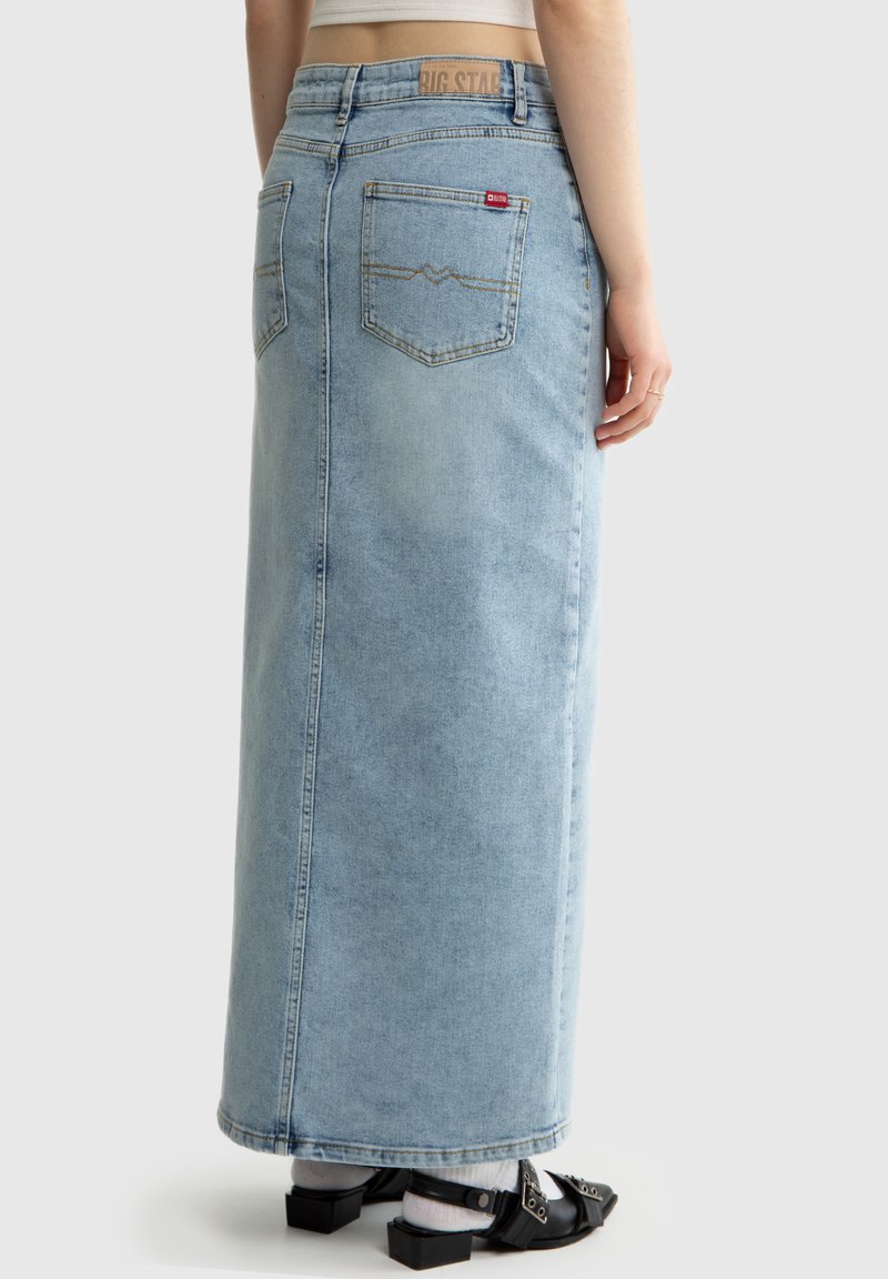 Jupe Longue En Jean Big Star Taille 36 (26) - Bleu, Neuve Avec étiquettes, Valeur 66.70€
