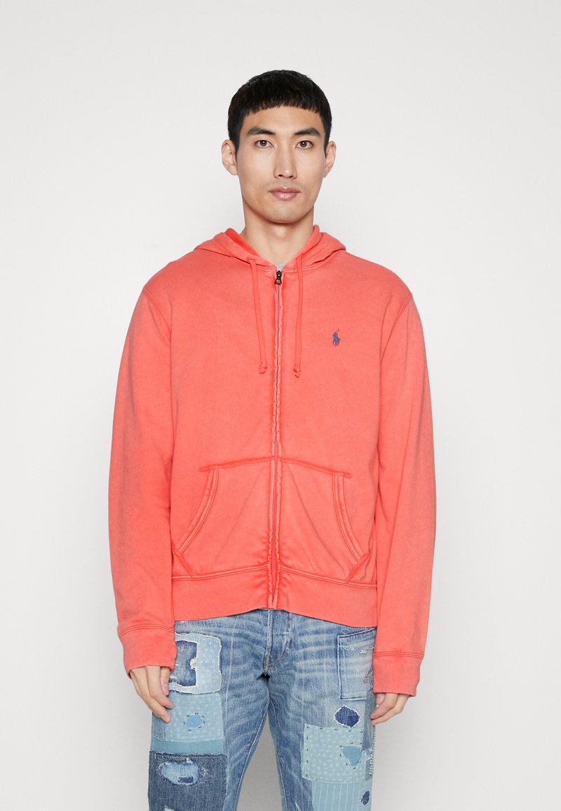 Polo Ralph Lauren - SPA TERRY FULL ZIP HOODIE - Mikina na zip - red reef, Zvětšit