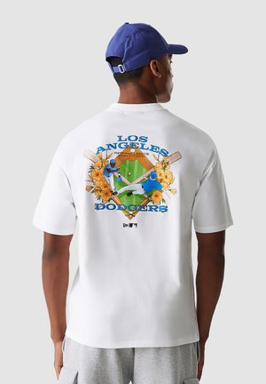 New Era NEW ERA LIFESTYLE -  MLB LOS ANGELES DODGERS GRAPHIC  - Print T-shirt - weiss