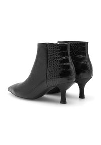 Woden VERA CROCO - Tronchetti - black