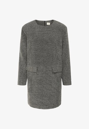 Kaffe Vardagsklänning - black melange