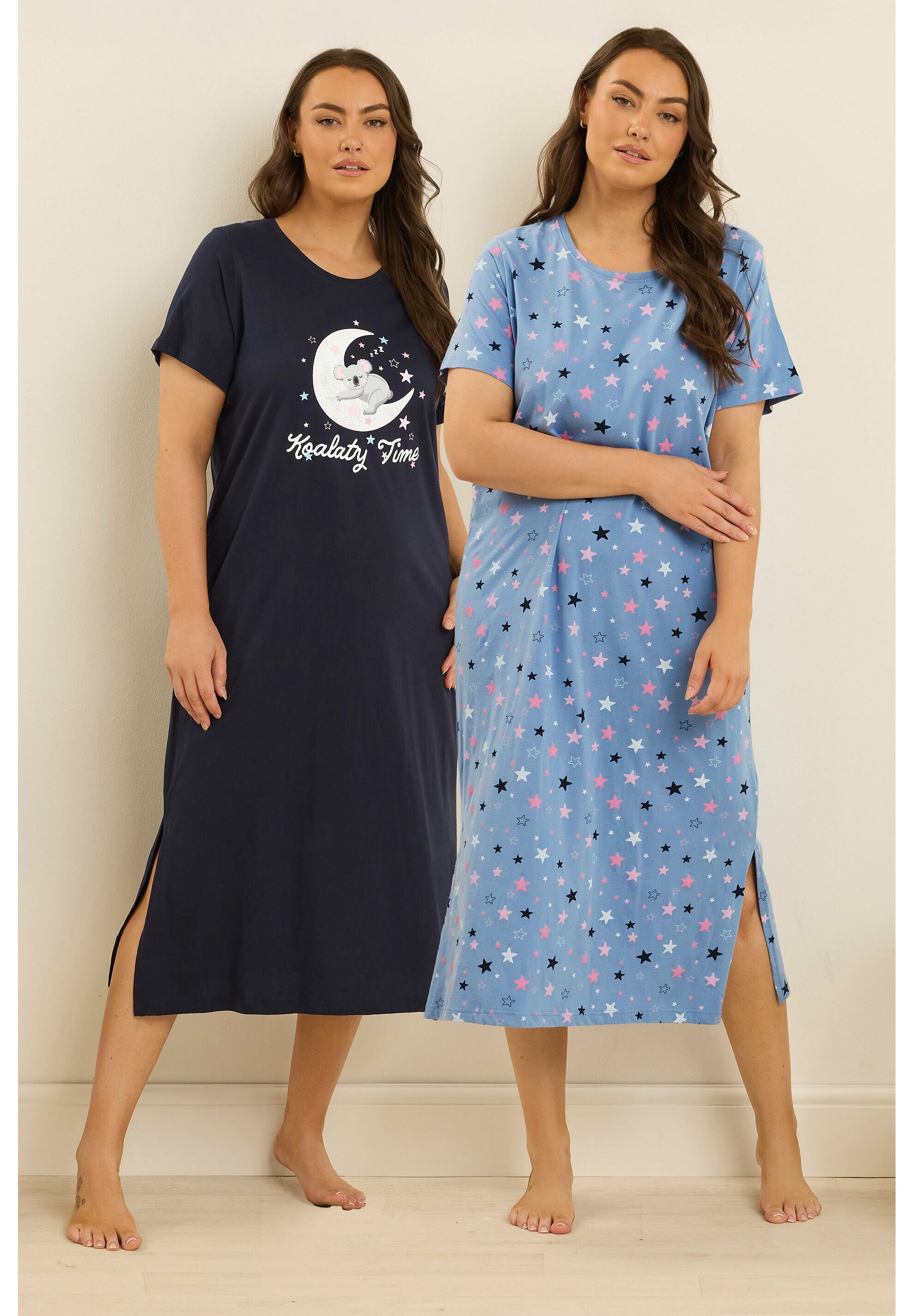 Camicia Da Notte Donna In Cotone Lunatica Semi-Aperta Art. 31117 ⋆ Segreti Intimi - Foto 5