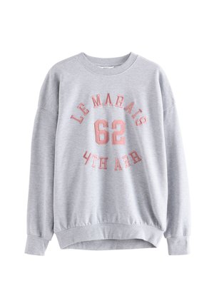 Next GRAPHIC APPLIQUE LE MARAIS CITY LONGSLEEVE CREWNECK   - Sweater - grey