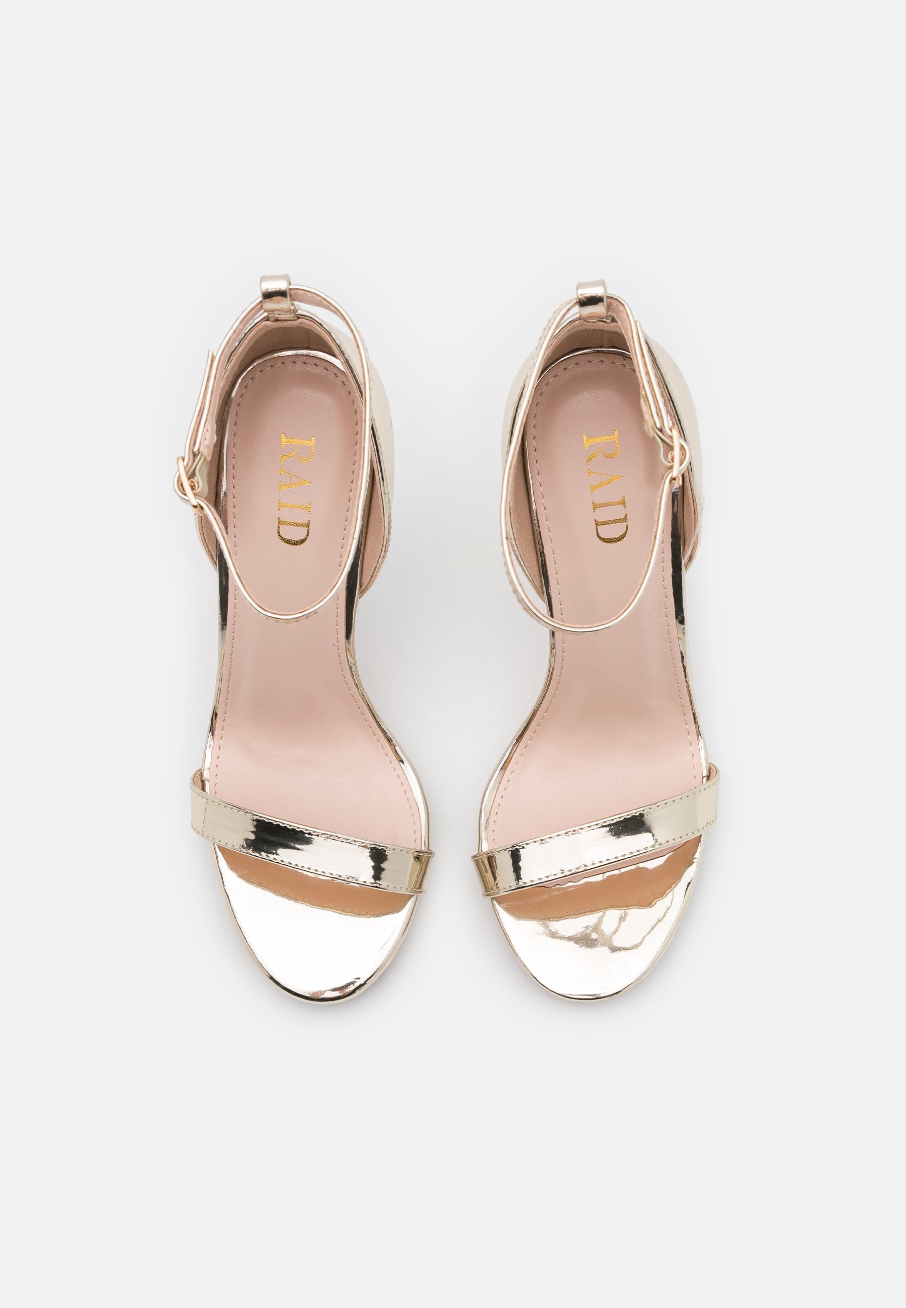 RAID REAGAN - Sandalias de tacón - gold/dorado - Zalando.es