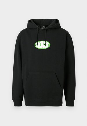 WARPED HOODIE UNISEX - Sportinis megztinis - black