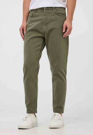 Terranova CINQUE TASCHE - Jeans baggy - salvia