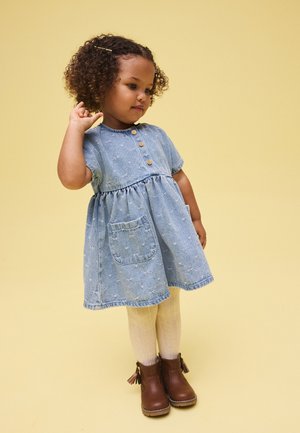 Next, REGULAR FIT - SHORT SLEEVE - Spijkerjurk - denim bow