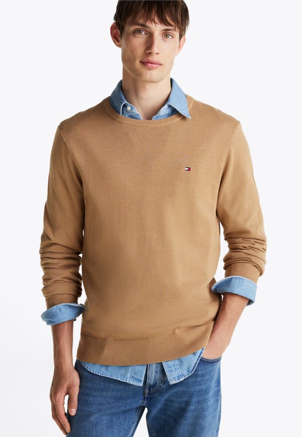 ESSENTIAL CREW NECK - Jumper - safari canvas