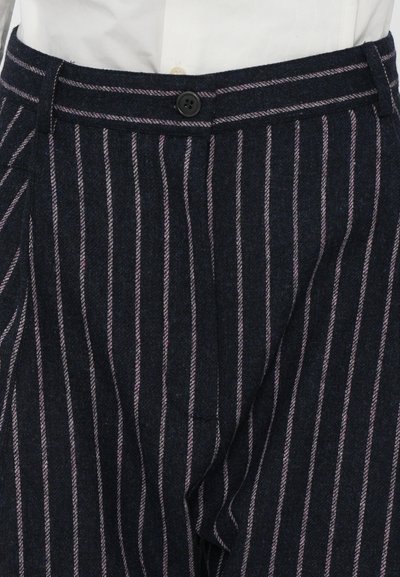 Henrik Vibskov SHADY SUITING PANTS - Stoffhose - dark blue
