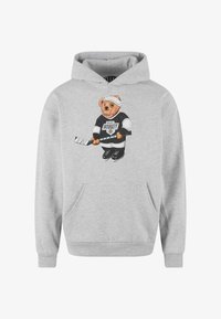 Market HOCKEY BEAR Jersey con capucha ash heather/gris
