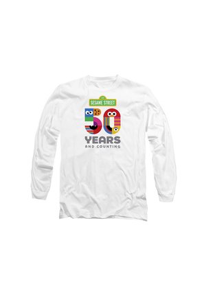 SESAME STREET 50 YEARS LOGO - Langarmshirt - white