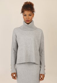 Apart OVERSIZED - Strickpullover - graumeliert