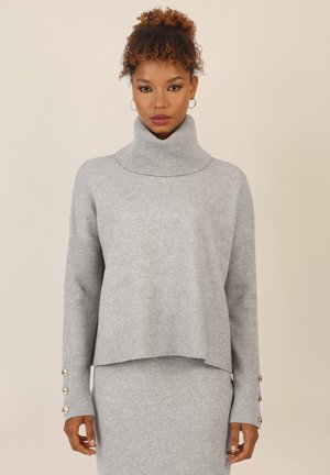 Apart OVERSIZED - Strickpullover - graumeliert