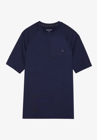SHORT SLEEVE MUSCLE FIT T-SHIRT - Basic póló - dark blue