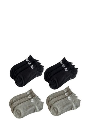 QUARTER UNISEX 12 PACK - Socken - black/grey