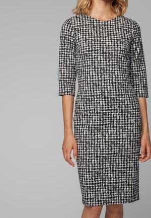 BOSS Robe fourreau - black