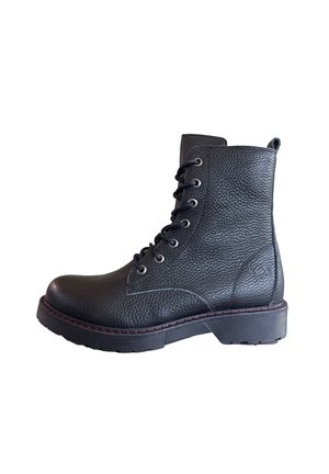 Enkellaarsjes met plateauzool - dollaro black