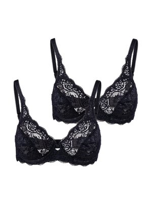 2-PACK AMOURETTE - Bygel-bh - black